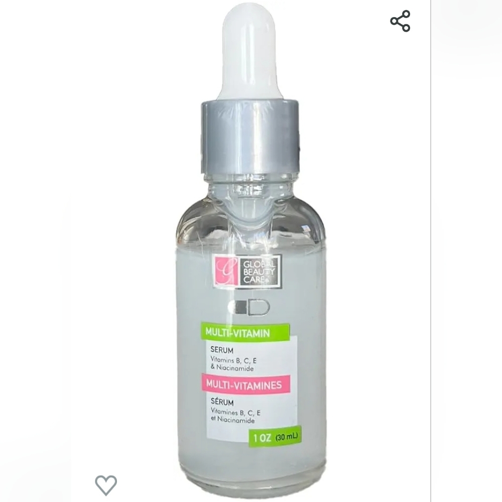 Multi-Vitamin Face Skin Serum  Vitamins B, C, E & Niacinamide 1 Oz